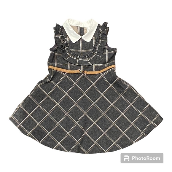 Janie and Jack Other - Janie and Jack plaid gray dress